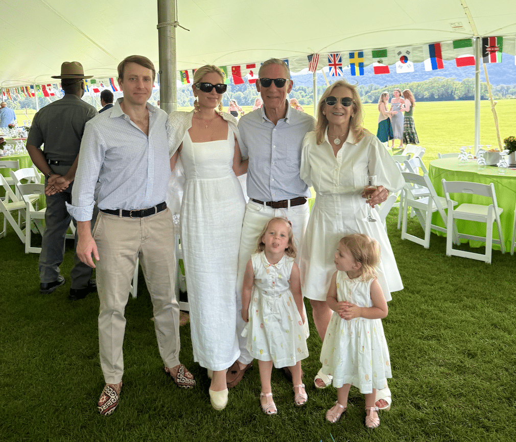 John and karen klopp, Meghan and Adam Klopp.  The Mashomack International Polo Challenge.  